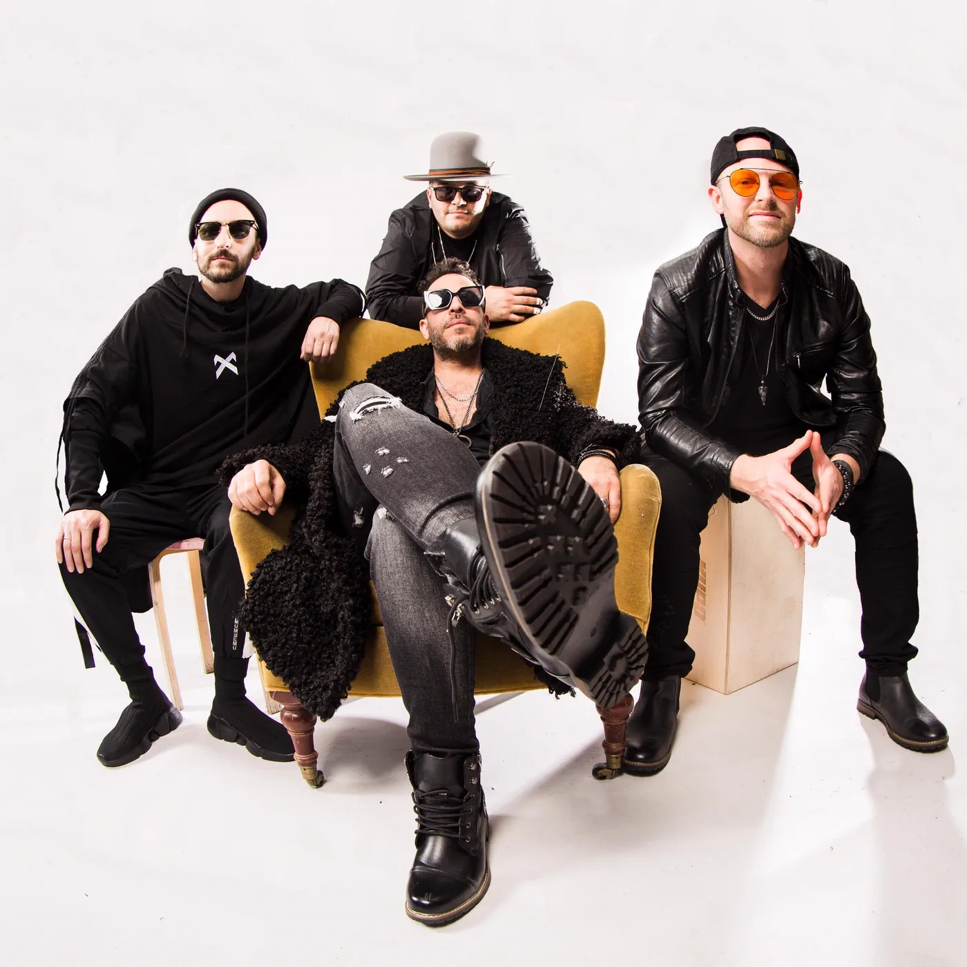 G-Nome Project band members Eyal Salomon, Zechariah Reich, Eran Asias and Yakir Hyman