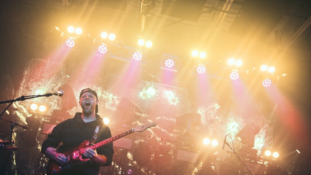 G-Nome Project guitarist performing at Soundcheck Studios
